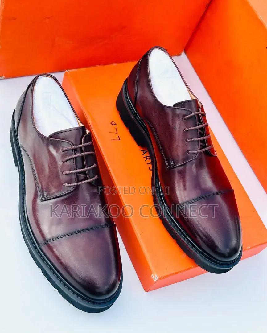 Genuine Leather Brown Shoes