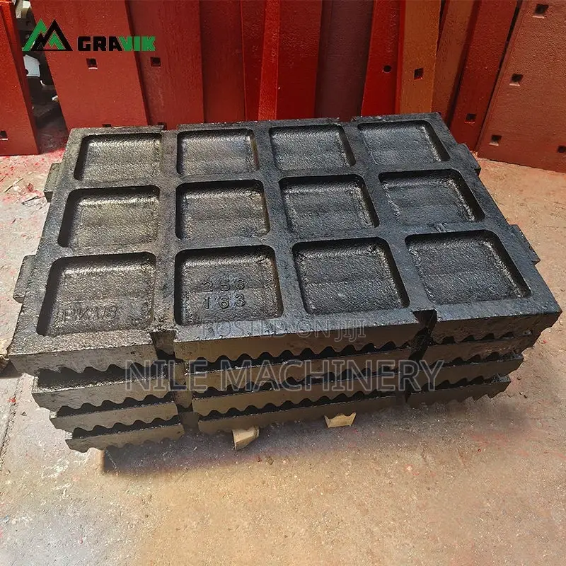 High Manganese Steel Jaw Crusher Plate for Jaw Crusher Pe250*400