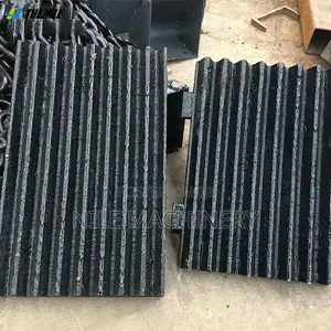 High Manganese Steel Jaw Plates for Pe250x400 Wear Parts