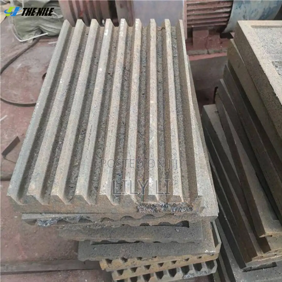 High Manganese Steel Jaw Plates for Pe250x400 Wear Parts