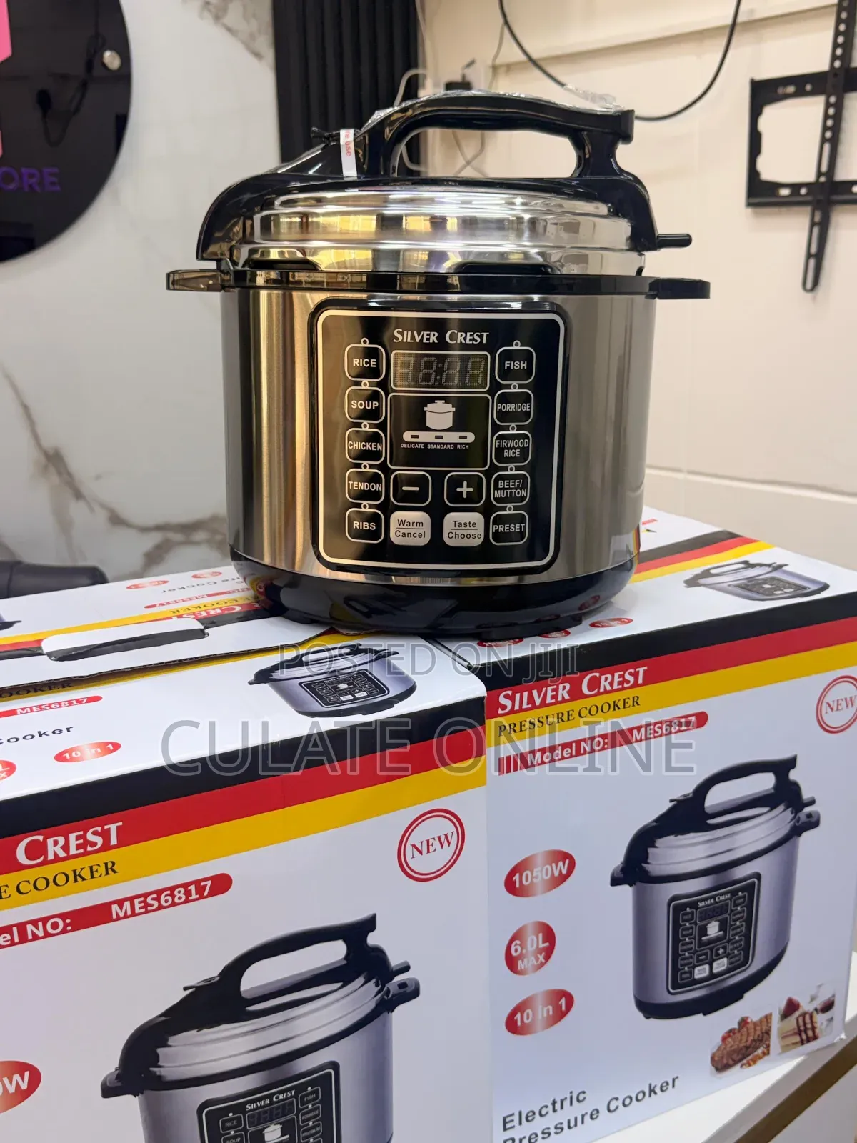6ktrs 10 in 1 Silver Crest Pressure Cooker
