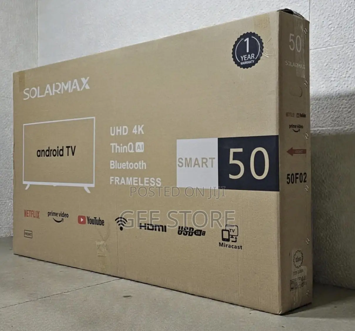 Solarmax 50 Inch Smart Android Tv