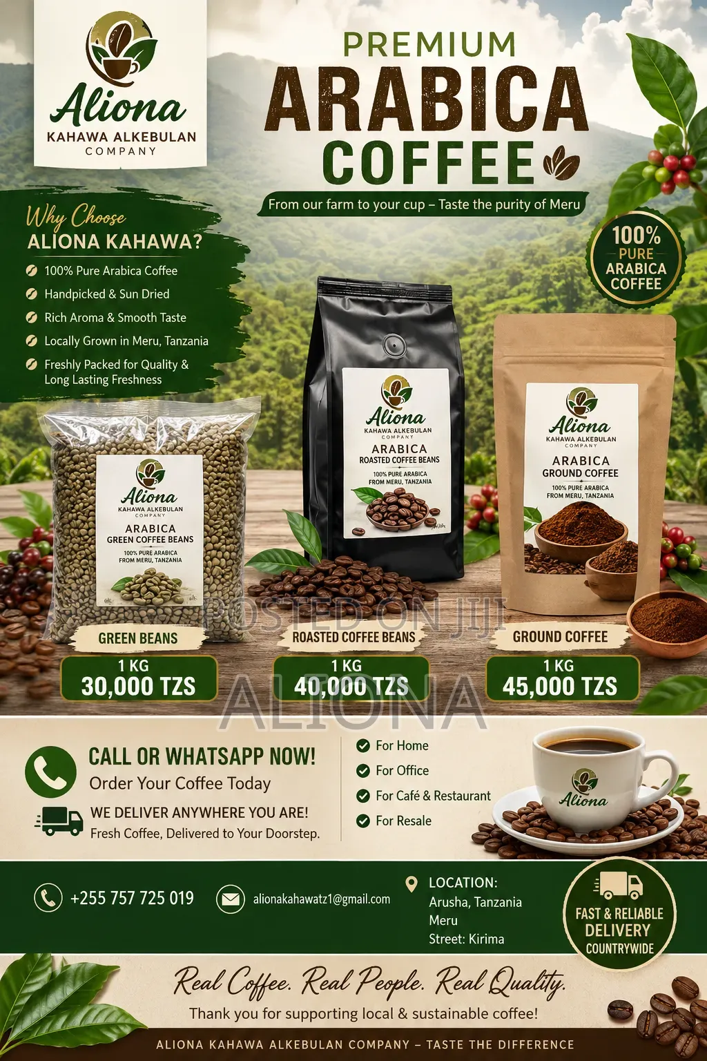 Premier Arabica Coffee Order Now