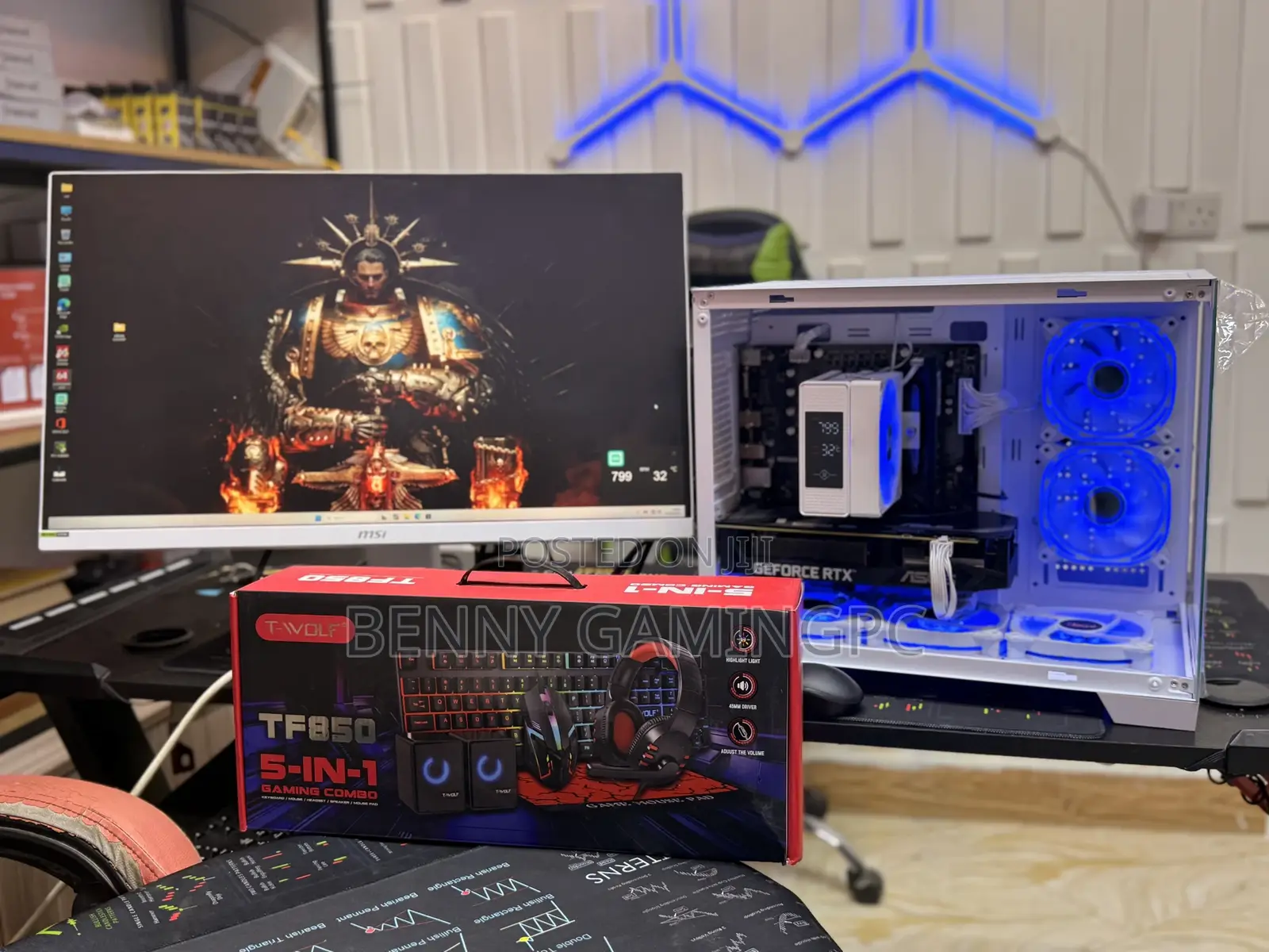 New Desktop Computer Asus ROG Strix GL12 32GB AMD Ryzen 5 SSD 2T