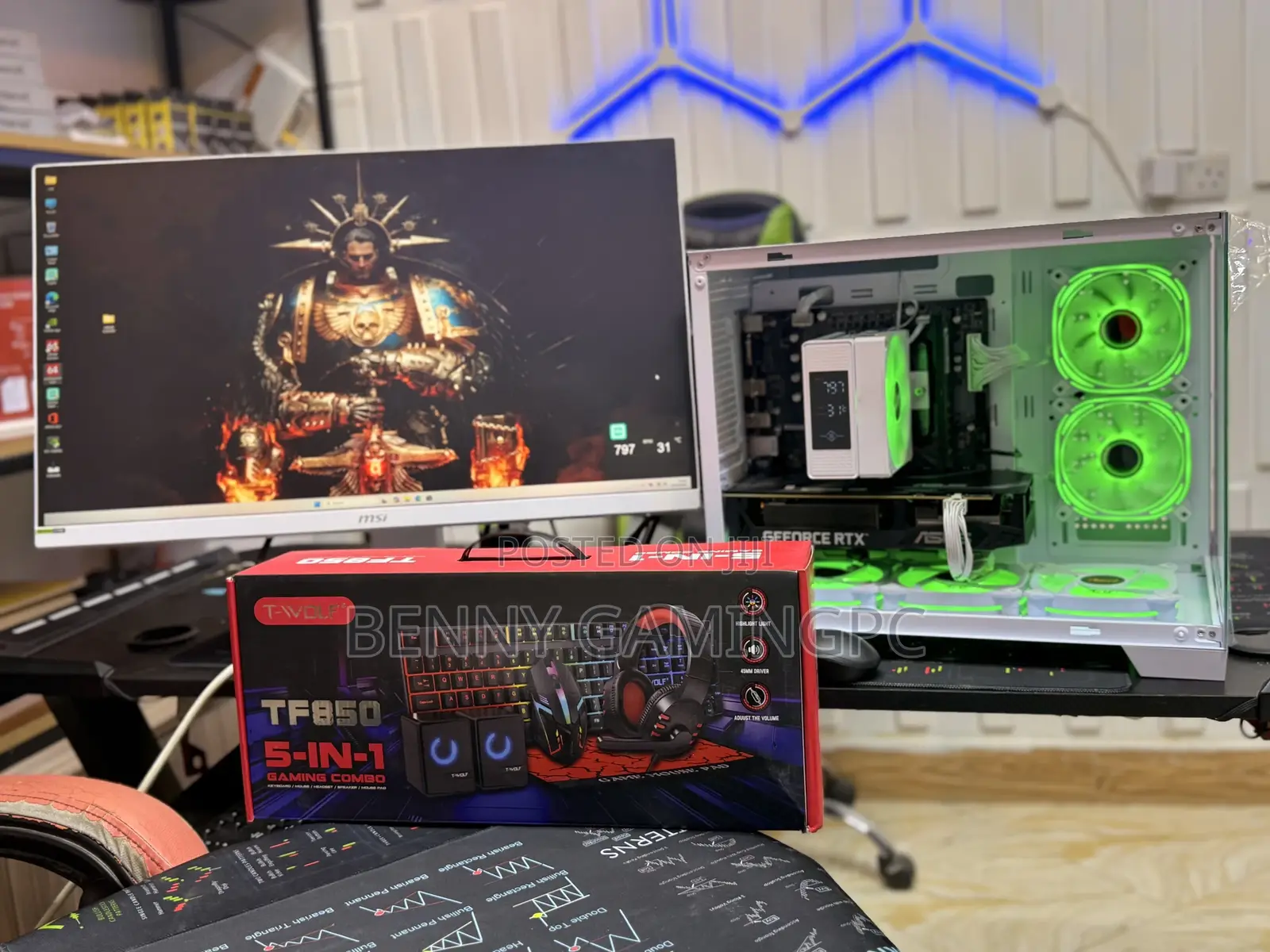 New Desktop Computer Asus ROG Strix GL12 32GB AMD Ryzen 5 SSD 2T
