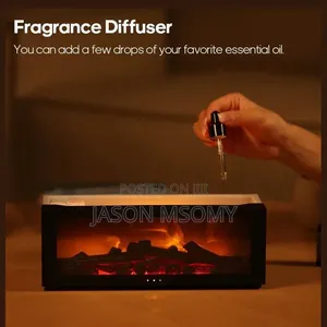 Flame Fire Place With Diffuser Aroma