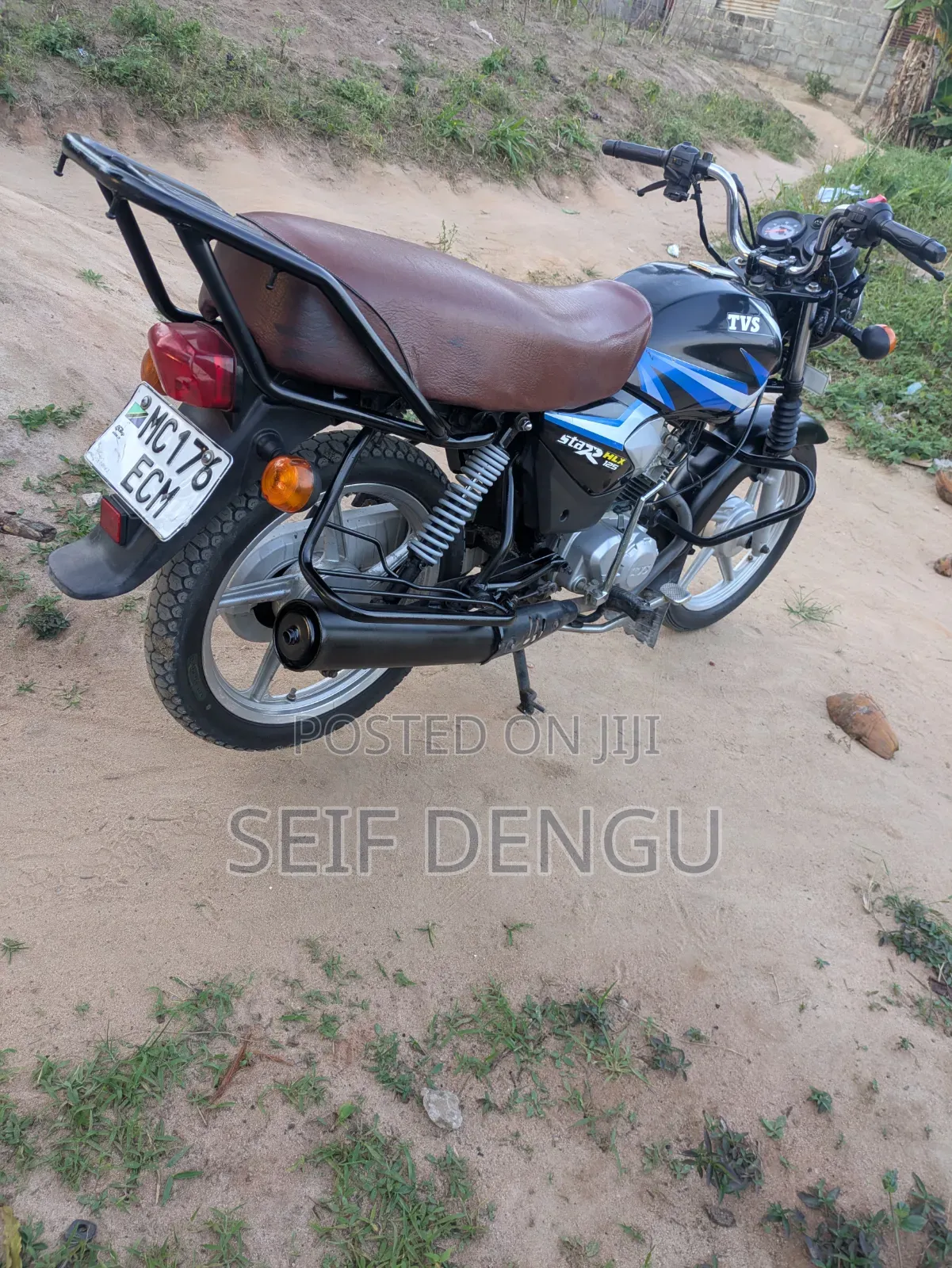 TVS HLX 125 2024 Black