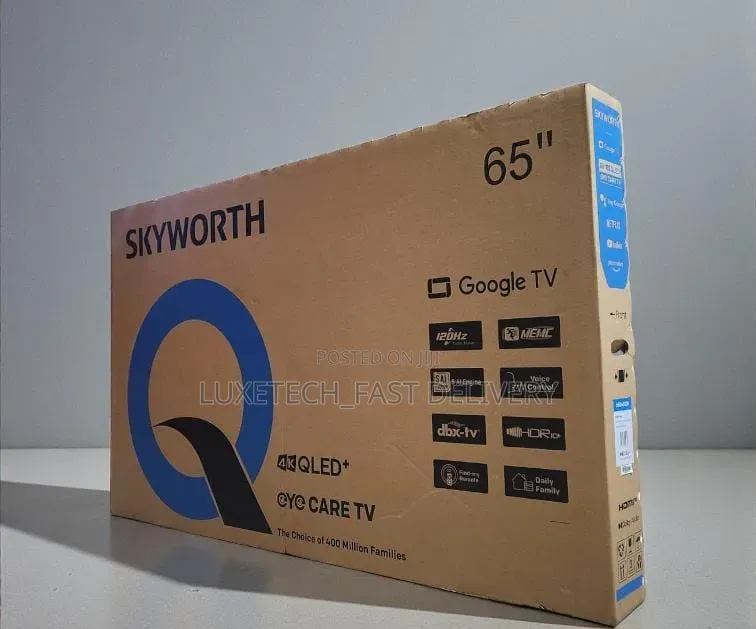 Skyworth 65 Inches Smart Qled Uhd Tv High Resolution
