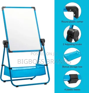 Kids Art Easel Double Sided Iron Easel Whiteboard