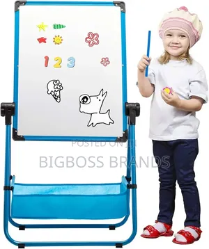 Kids Art Easel Double Sided Iron Easel Whiteboard