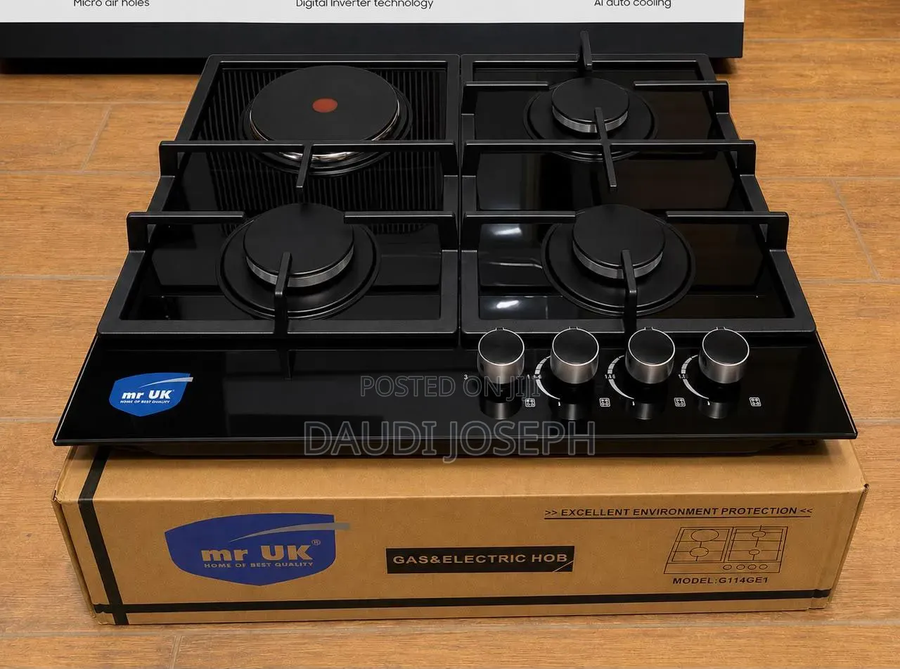 Mr Uk Cooker 3G+1EPlate Kioo Glass