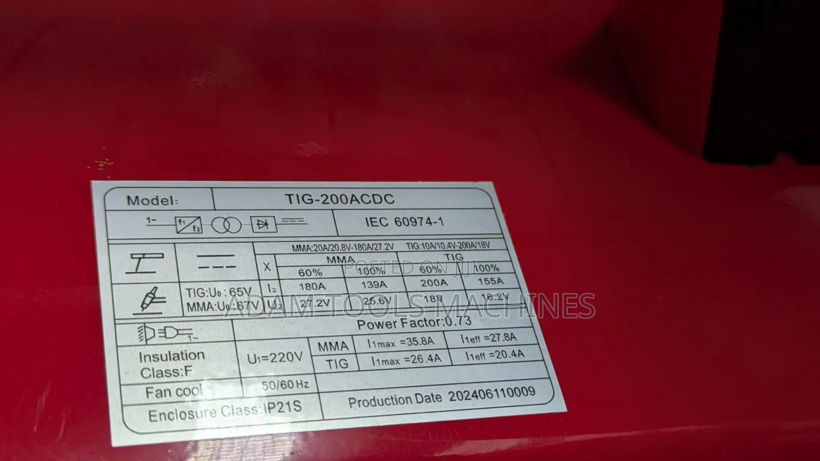 Edon Tg-200acdc Digital Welding Machine
