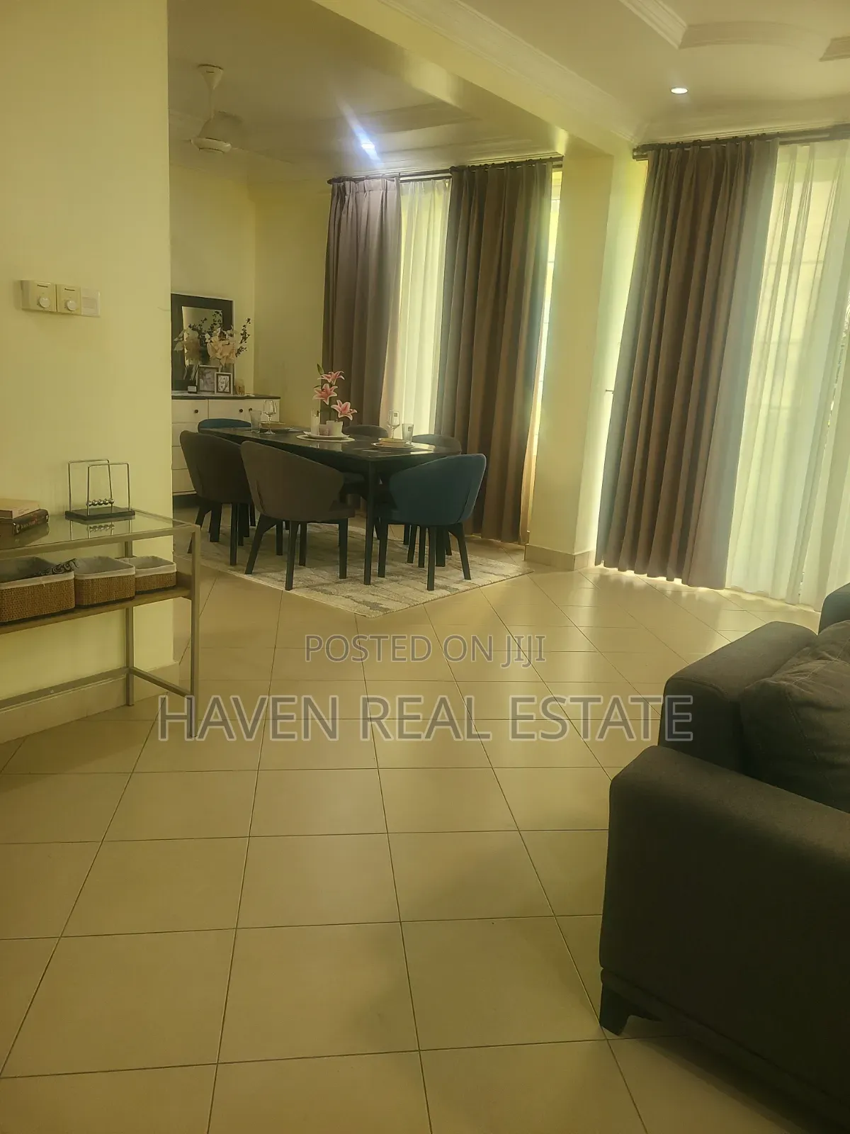 Furnished 3bdrm Apartment in Masaki for rent