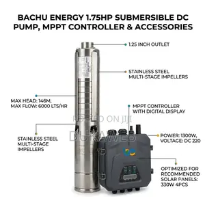 Bachu Energy 1.75HP DC Submersible Pump
