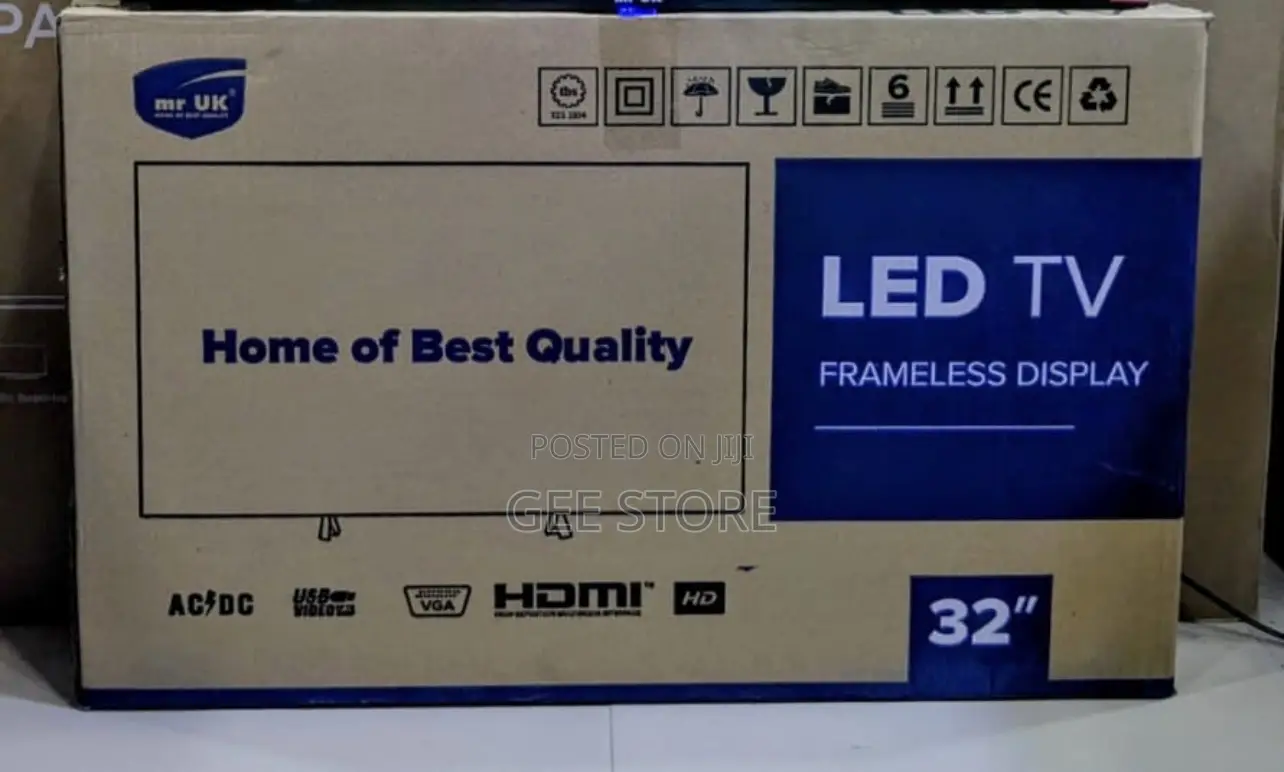 Mr Uk TV Normal Frameless Inches 32