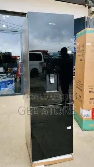 Hisense Fridge H370bmib-Wd (269L) Black Kioo
