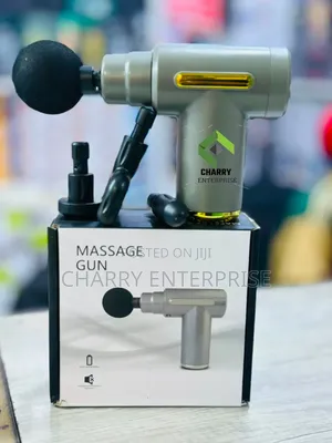 Portable Handheld MASSAGE GUN for Muscle Relaxation and Pain Relief.