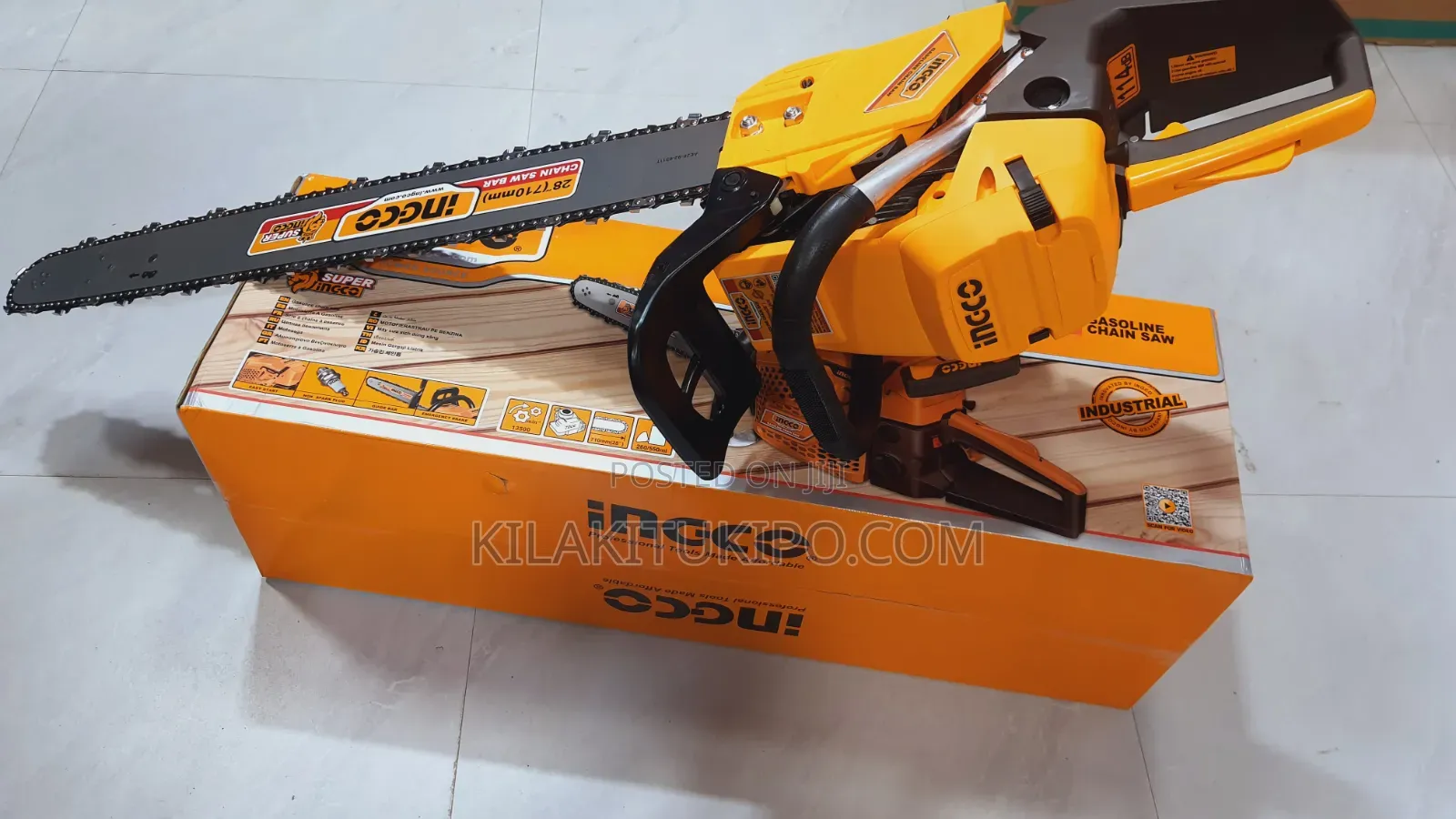 Ingco Chain Saw 710mm Inch 28 Gasoline