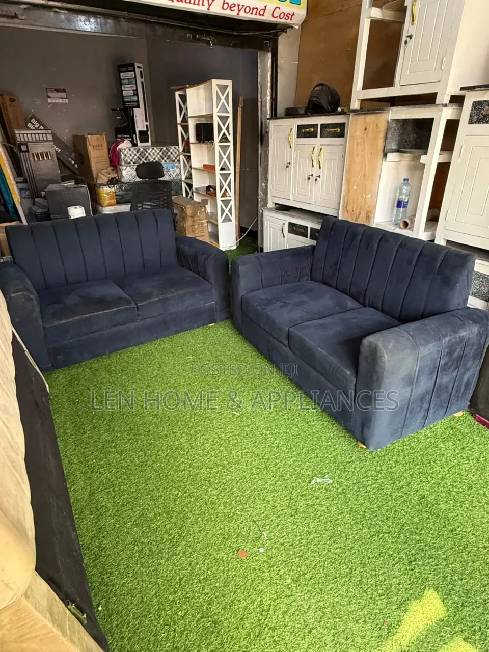 Sofa Set by 2 2 Color Dark Blue