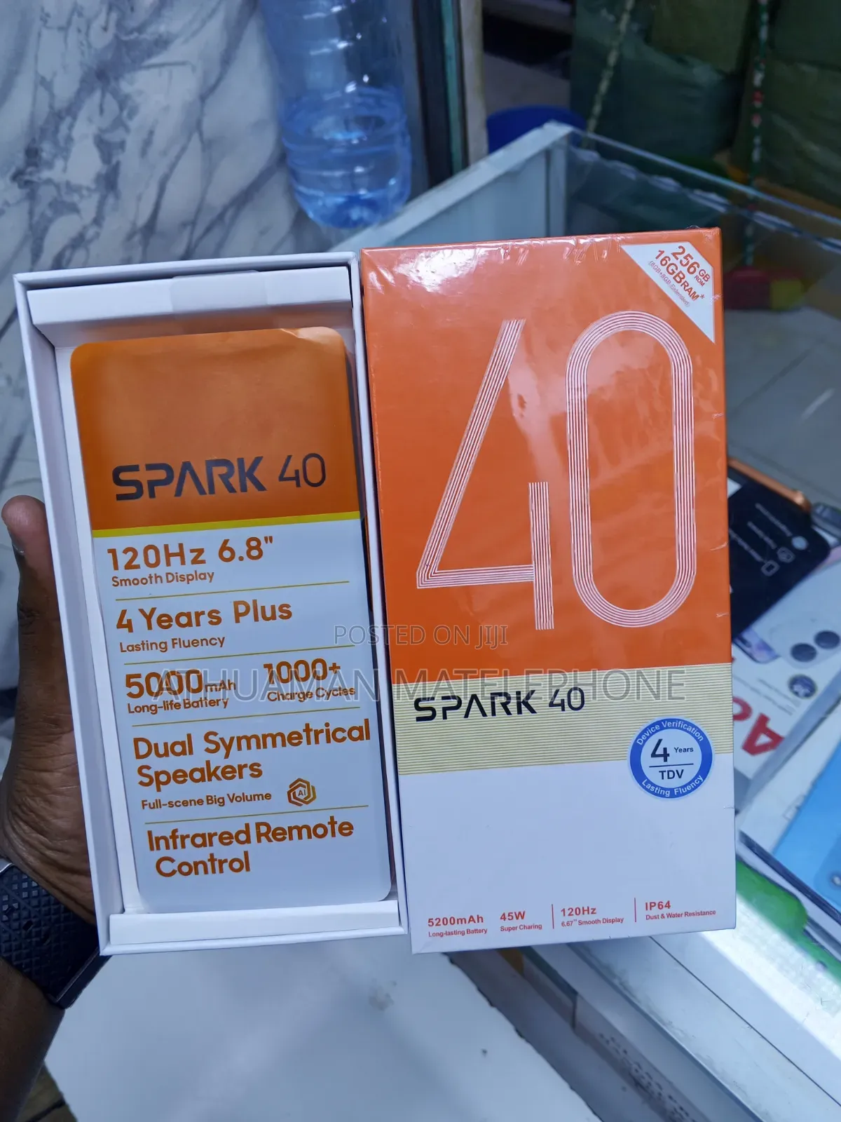 New Tecno Spark 40 256 GB Orange