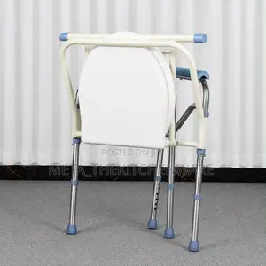 Adjustable Stainless Steel Commode Chair