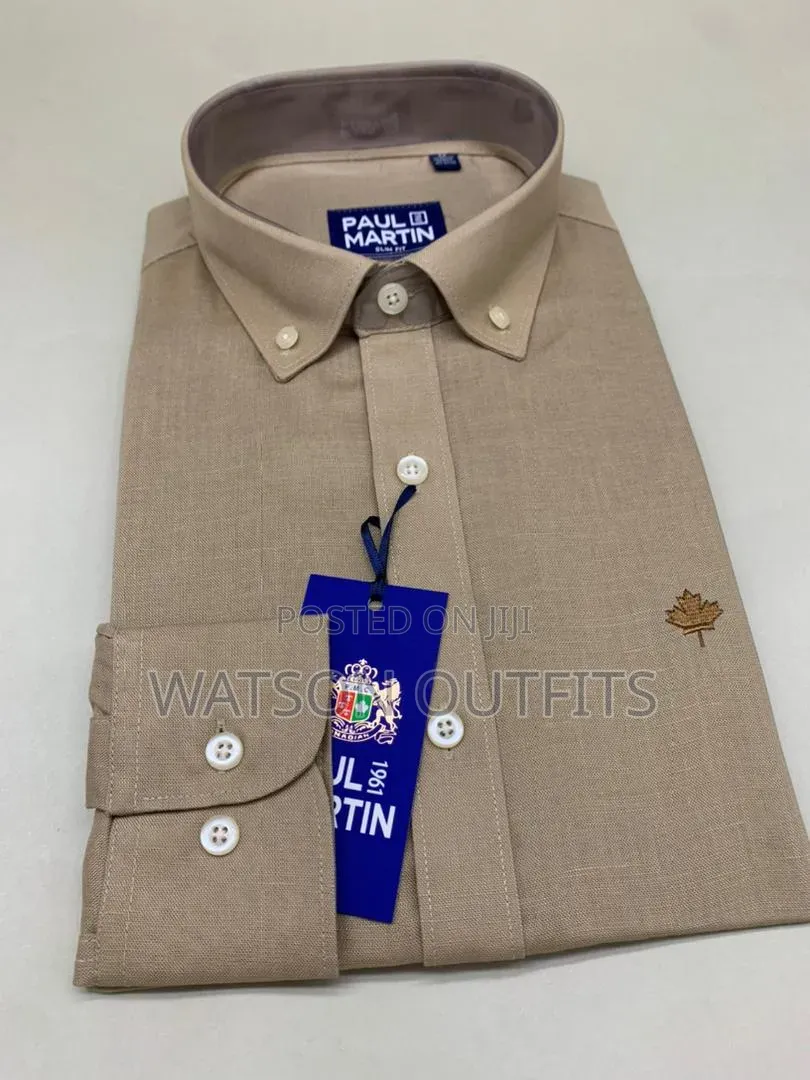 Many Colours Paul Martin Men's New and Original Shirts Linen