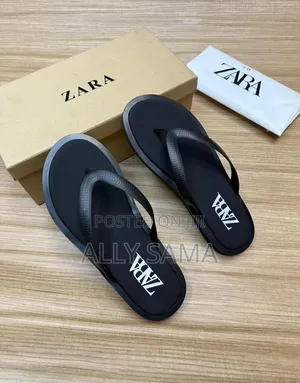 Men's Sandals Slippers Zara Black