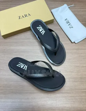 Men's Sandals Slippers Zara Black