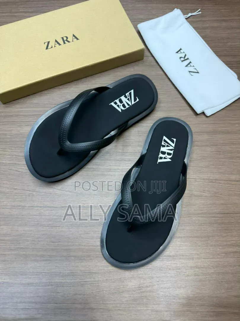 Men's Sandals Slippers Zara Black