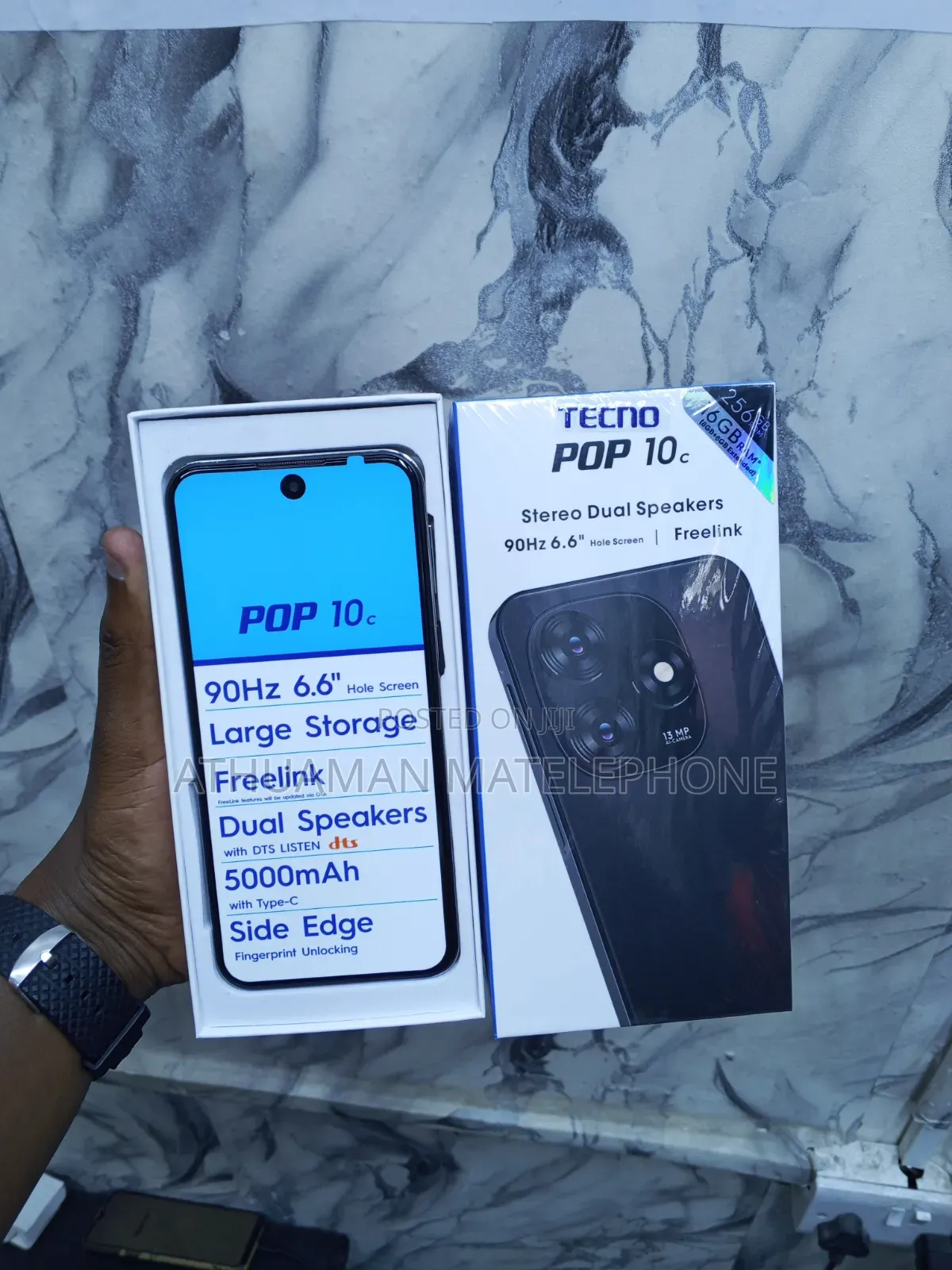 New Tecno Pop 10C 128 GB White