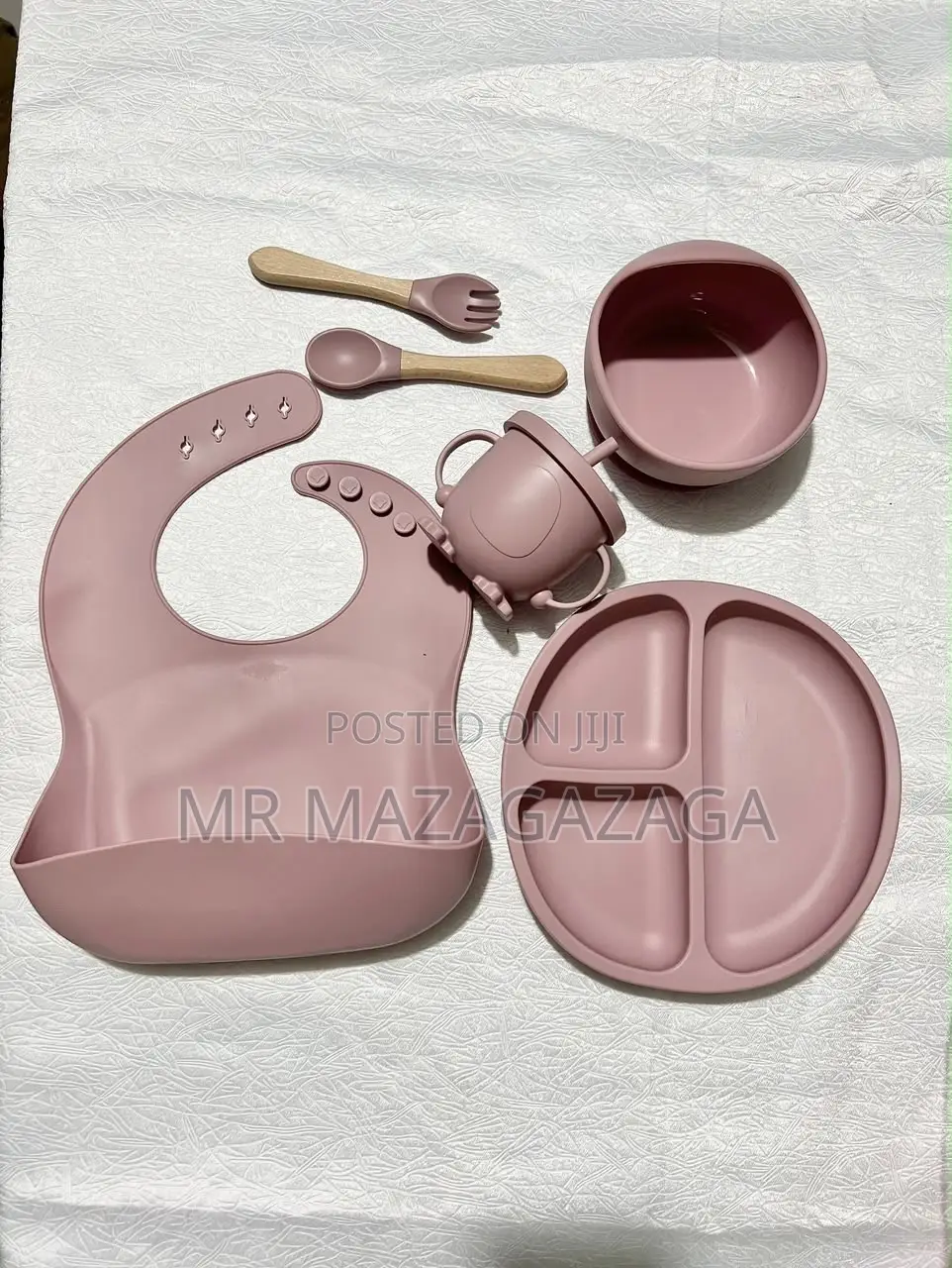 #8 Pieces Kids Silicone Tableware Set