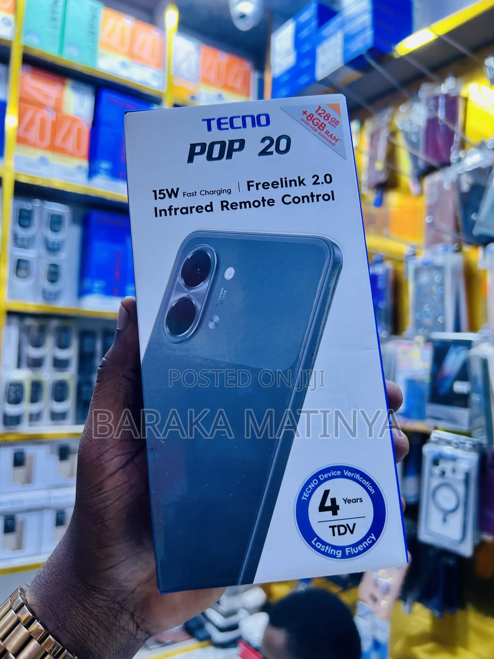 New Tecno Pop 20 64 GB Black