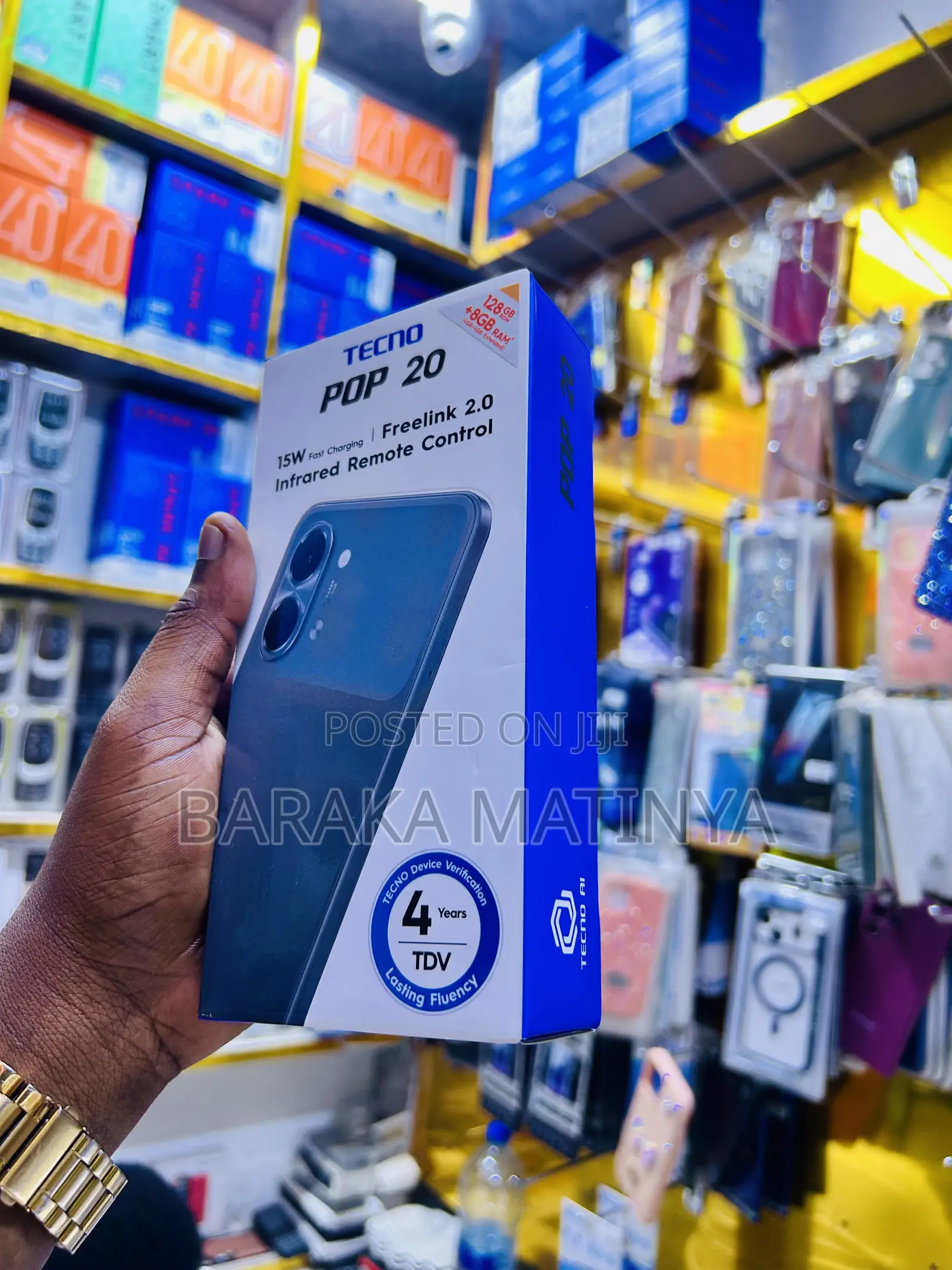 New Tecno Pop 20 64 GB Black