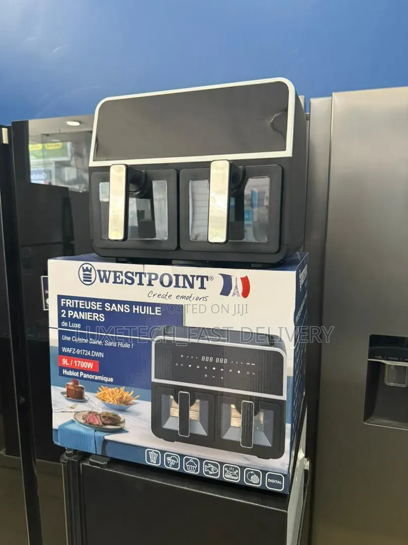 Westpoint 9 Liters Dual Basket Air Fryer Digital Controls