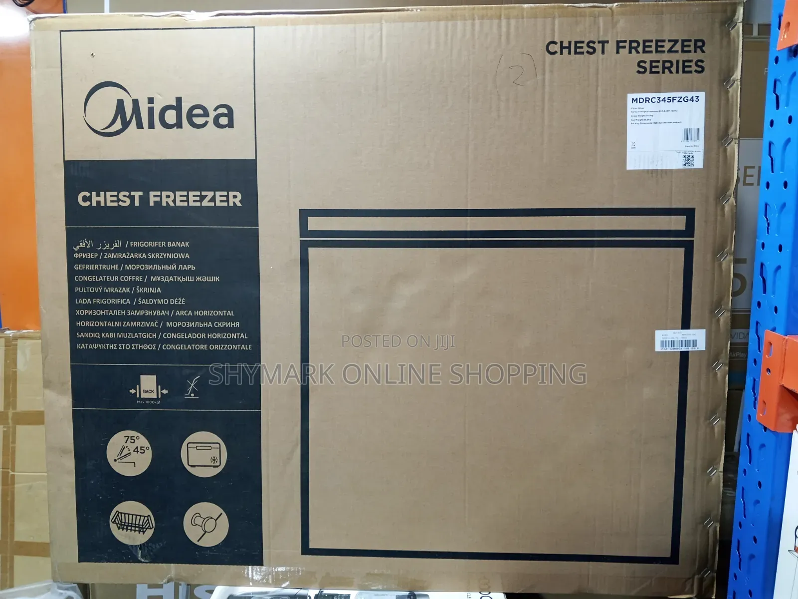 Midea Chest Freezer Single Door 249L