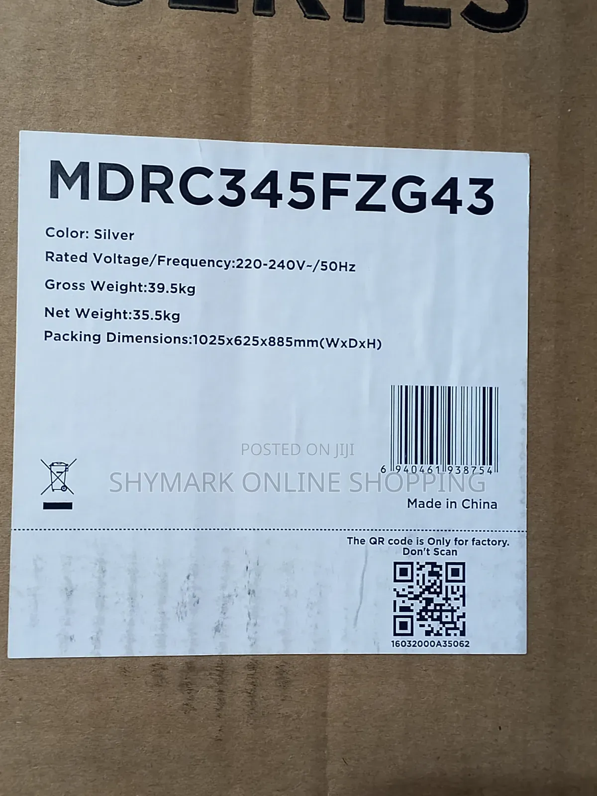 Midea Chest Freezer Single Door 249L