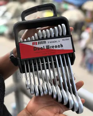 JIER Tools Set 12-Piece Combination Spanner Ratchet Set