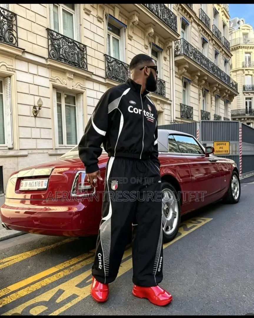 Cortiez Tracksuits Include Stand Collar Jacket and Straight Trousers
