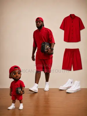 Arsenal Plain Casual Short Sleeve Shirt and Short Set