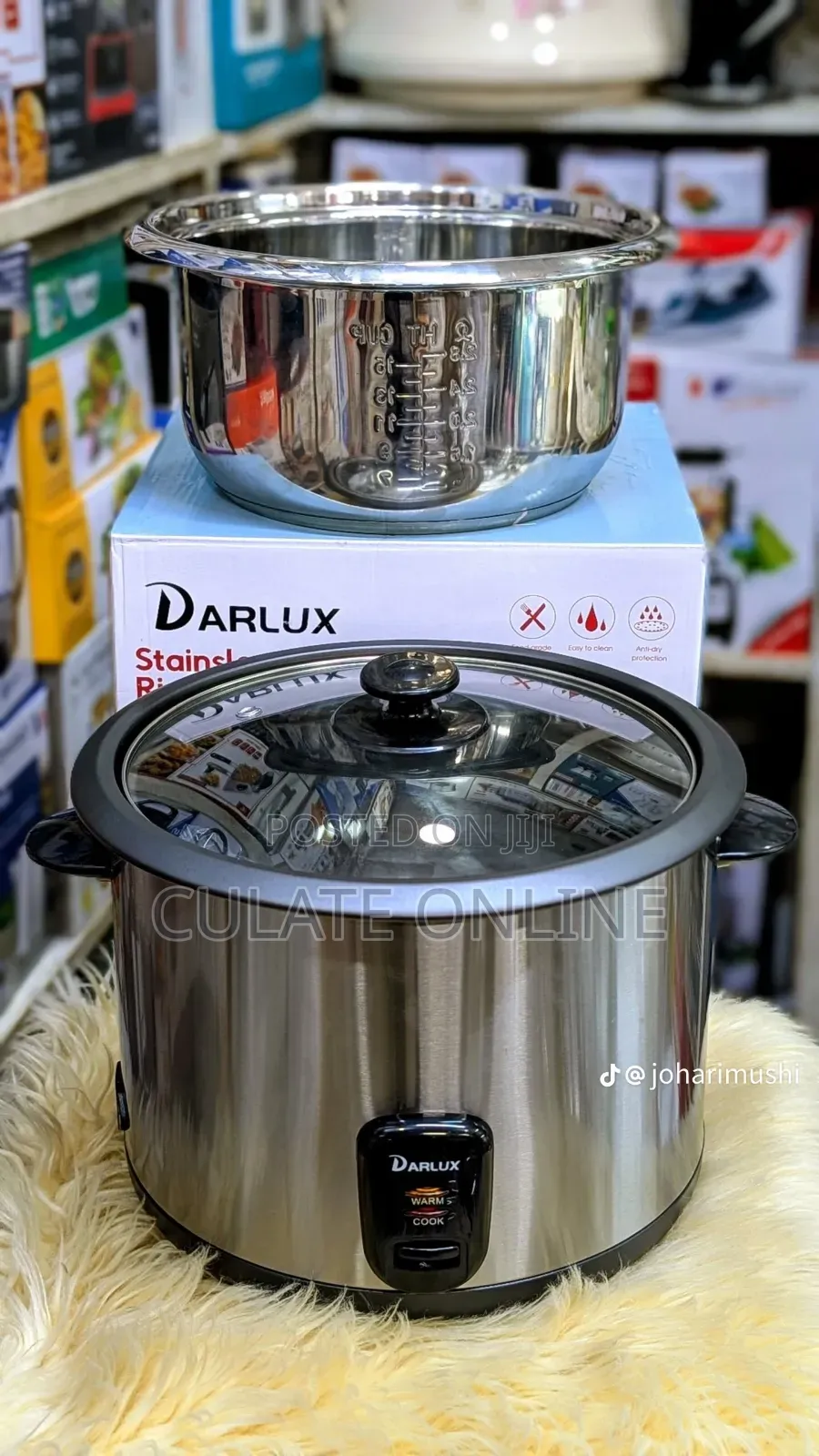 2.5kgs Darlux Rice Cooker With 2 Pots