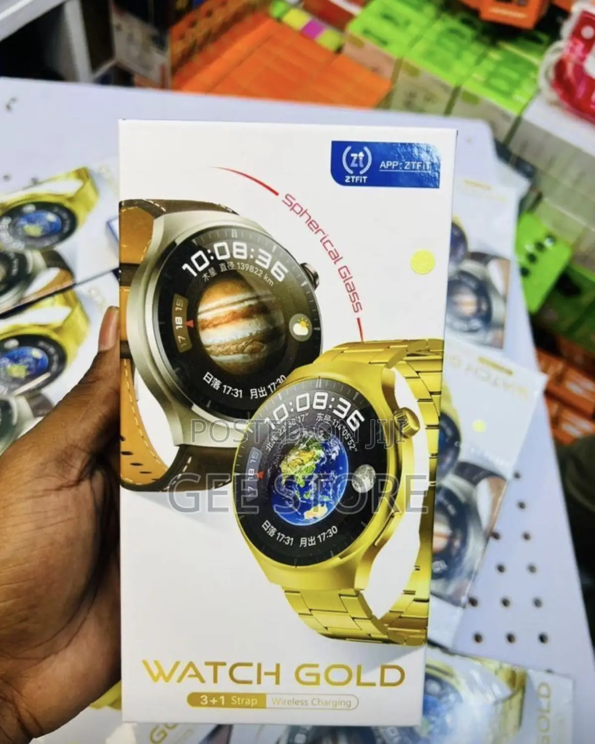 Smartwatch Gold APP-ZFIT