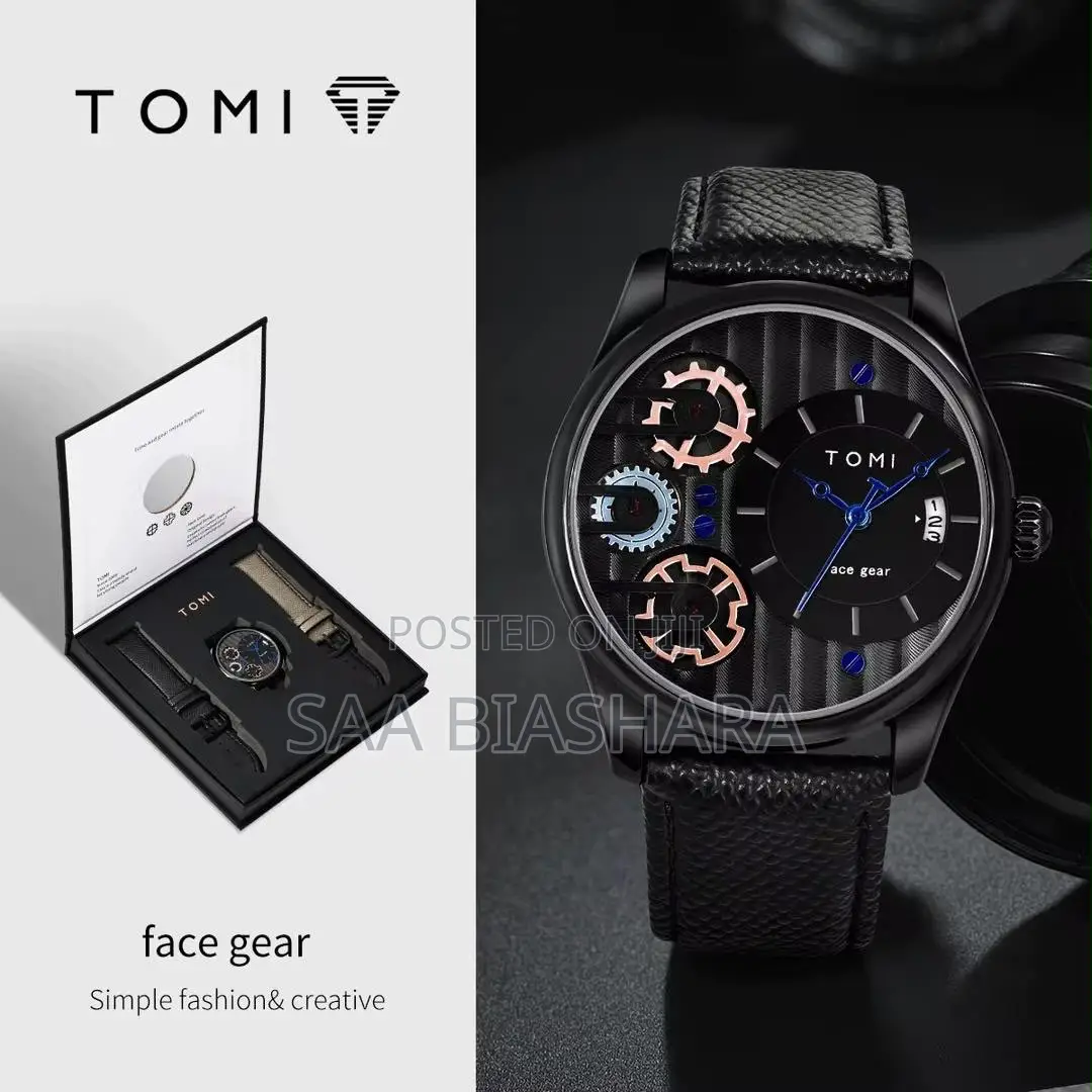 Tomi Brand Classic Watch Full Black