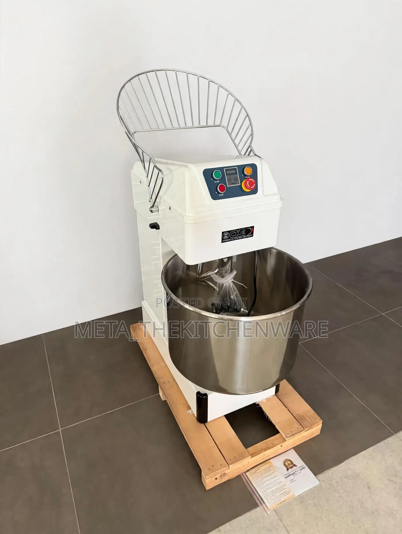 Commercial Spiral/Dough Mixer 25kg Wg-60l