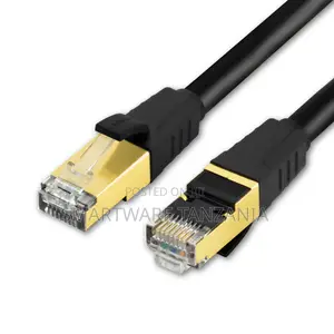 Ethernet Cable With Gold-Plated Connectors for Fast Networking
