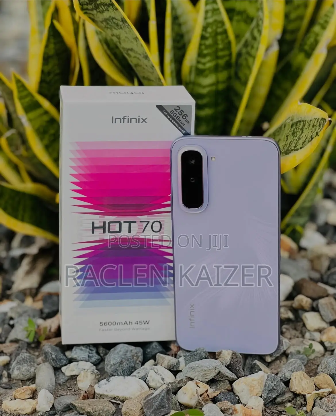 New Infinix Hot 70 128 GB Purple