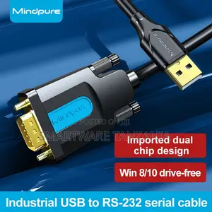 Mindpure Industrial-Grade USB to DB9 RS-232 Serial Cable