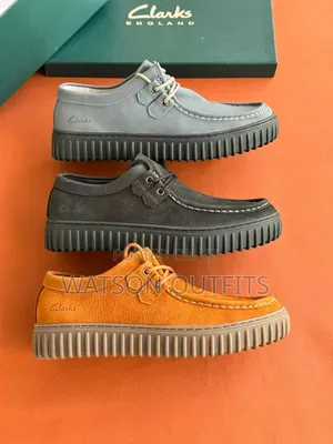 Shoes Original Za Leather Materials Clarks Brand 3 Colours
