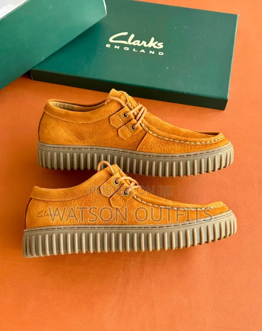 Shoes Original Za Leather Materials Clarks Brand 3 Colours