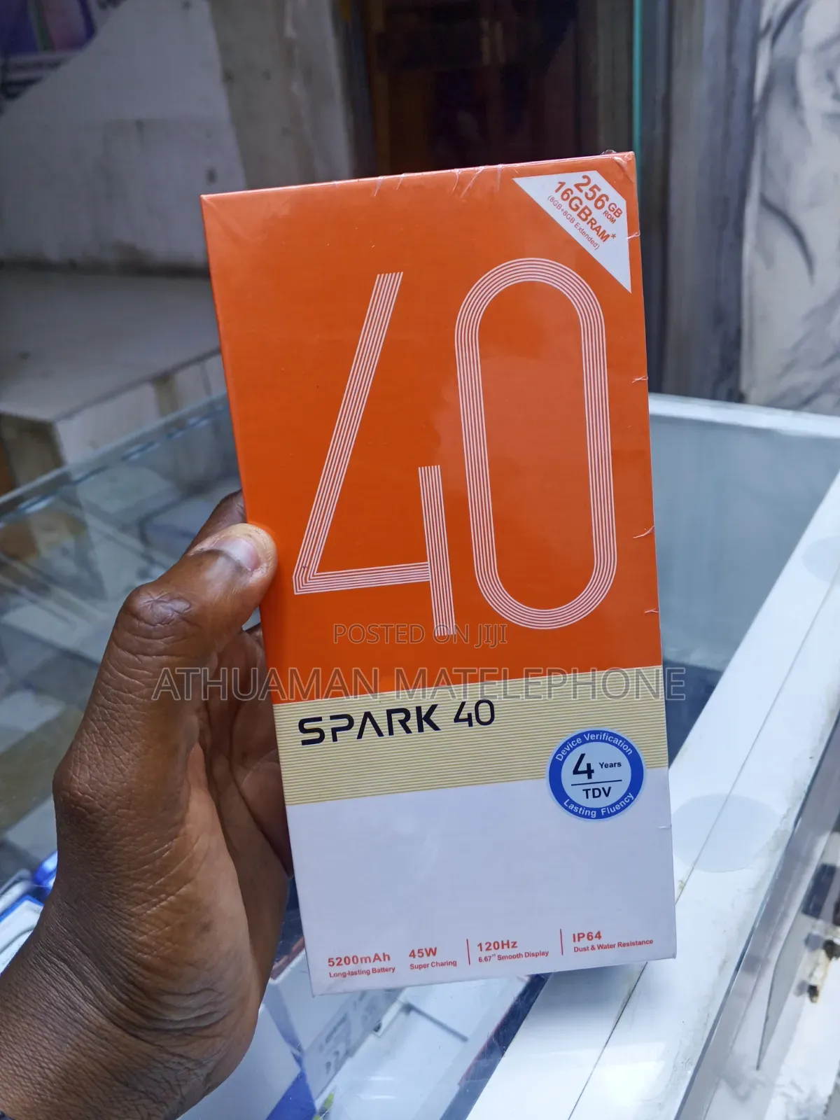 New Tecno Spark 40 256 GB Orange