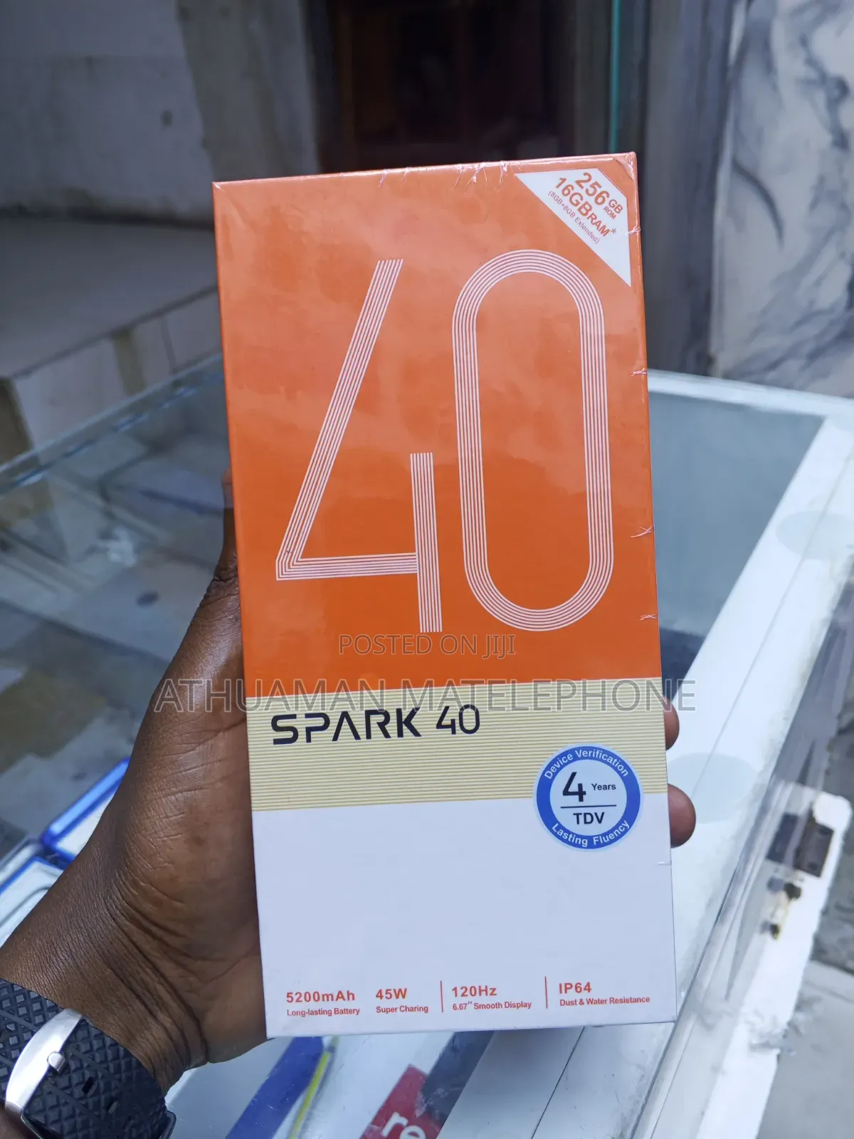 New Tecno Spark 40 256 GB Orange